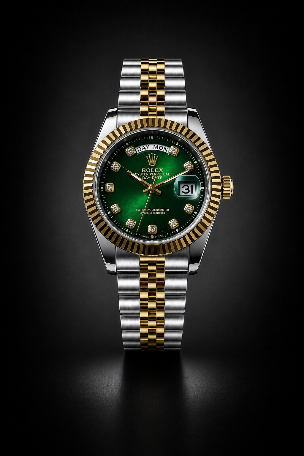 Rolex Oyster Perpetual Day-Date green dial